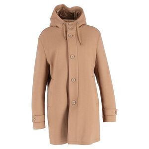 Herno Long Coat in Camel Wool